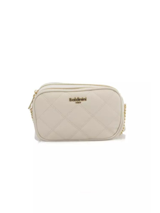 Shoulder Bags Beige Double Compartment Shoulder Bag with Golden Accents 190,00 € 2000050026485 | Planet-Deluxe