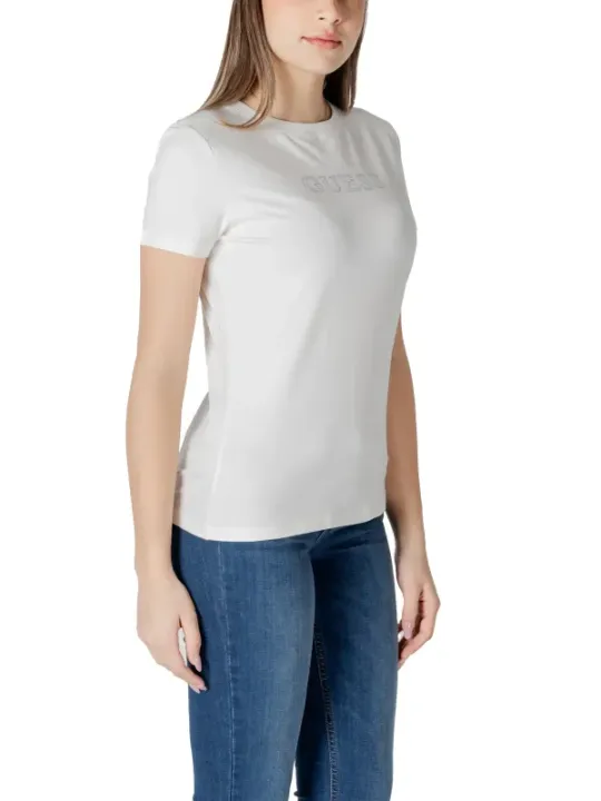 "Guess Active T-Shirts im Sale | Guess Active Women's Comfort Tee White online kaufen"|Planet-Deluxe