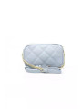 Shoulder Bags Elegant Light Blue Shoulder Bag with Golden Accents 190,00 € 2000050026508 | Planet-Deluxe