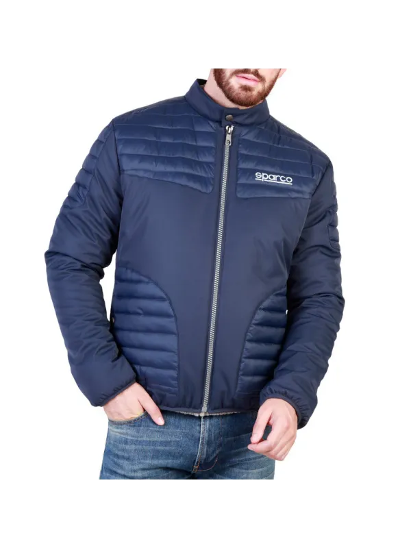 Sparco BLOOMINGTON_BLUE blaue Winterjacke