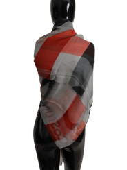 Scarves Elegant Silk Checkered Scarf 200,00 € 8032990454183 | Planet-Deluxe