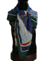 Scarves Elegant Multicolor Silk Blend Square Scarf 460,00 € 8058301886573 | Planet-Deluxe