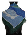 Scarves Elegant Multicolor Silk Blend Square Scarf 460,00 € 8058301886573 | Planet-Deluxe