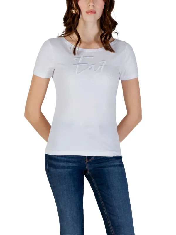 "Ea7 T-Shirts im Sale | EA7 Damen T-Shirt Weiß online kaufen"|Planet-Deluxe
