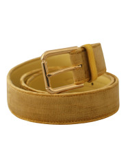 Belts Elegant Velvet Designer Gold-Buckled Belt 460,00 € 8052145627736 | Planet-Deluxe