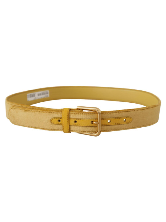 Belts Elegant Velvet Designer Gold-Buckled Belt 460,00 € 8052145627736 | Planet-Deluxe