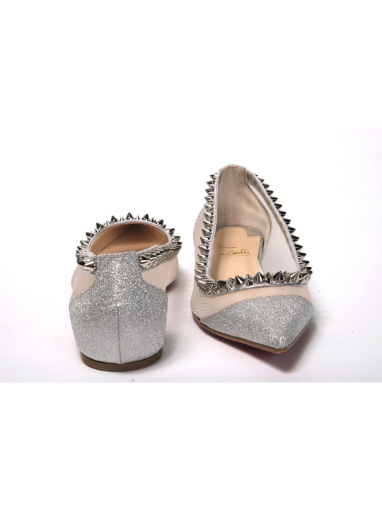 Flat Shoes Silver Flat Point Toe Shoe 680,00 € 795400869100 | Planet-Deluxe