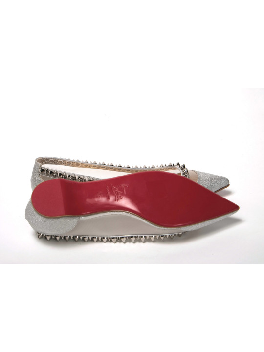 Flat Shoes Silver Flat Point Toe Shoe 680,00 € 795400869100 | Planet-Deluxe