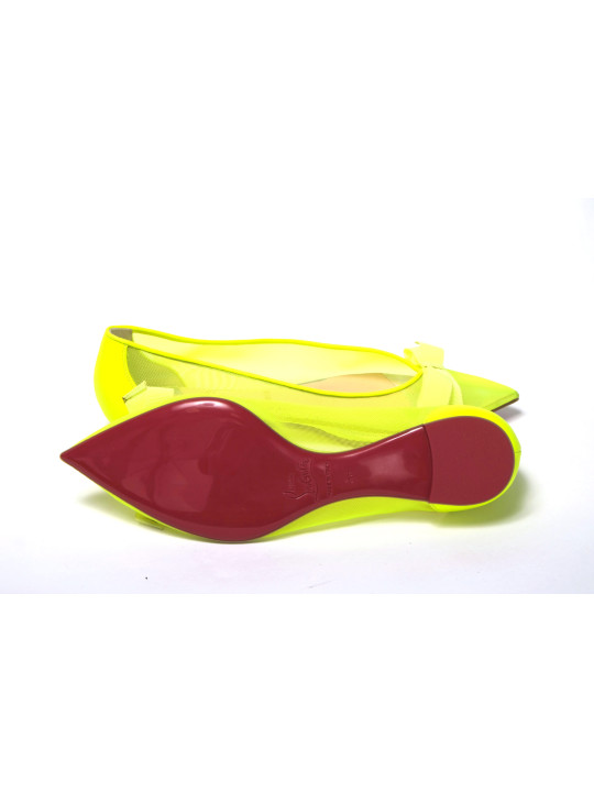 Flat Shoes Fluro Yellow Flat Point Toe Shoe 610,00 € 795400869098 | Planet-Deluxe