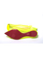 Flat Shoes Fluro Yellow Flat Point Toe Shoe 610,00 € 795400869098 | Planet-Deluxe