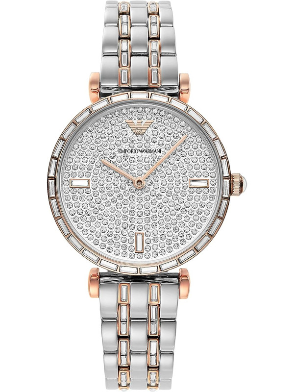 Watches for Women Elegant Two-Tone Crystal Pave Watch 430,00 € 723763287944 | Planet-Deluxe