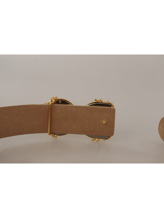 Belts Elegant Leather Belt with Logo Buckle 1.270,00 € 8054802917396 | Planet-Deluxe