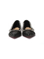 Flat Shoes Black Silver Flat Point Toe Shoe 1.480,00 € 795400869101 | Planet-Deluxe