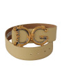 Belts Beige Leather Engraved Buckle Belt 2.180,00 € 8057155038220 | Planet-Deluxe