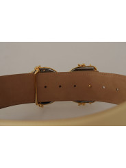 Belts Beige Leather Engraved Buckle Belt 2.180,00 € 8057155038220 | Planet-Deluxe