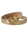 Belts Chic Gold and Pink Leather Belt 1.400,00 € 8054802932269 | Planet-Deluxe