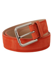 Belts Elegant Suede Leather Belt in Vibrant Orange 910,00 € 8058301888331 | Planet-Deluxe