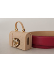 Belts Elegant Pink Leather Belt with Headphone Case 1.460,00 € 8054802666317 | Planet-Deluxe