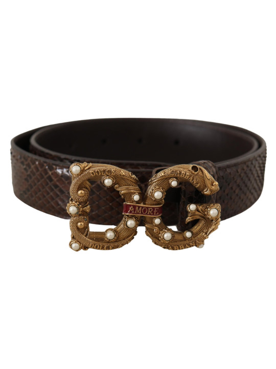 Belts Elegant Snakeskin Leather Belt 3.270,00 € 8057155021673 | Planet-Deluxe