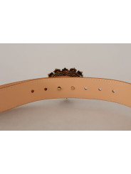 Belts Enchanting Nude Leather Belt with Engraved Buckle 2.540,00 € 8057155021222 | Planet-Deluxe