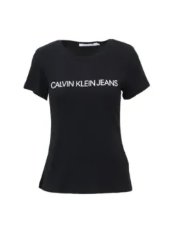 Calvin Klein Damen Basic T-Shirt Schwarz - Herbst/Winter 23