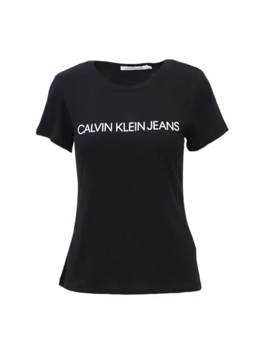 "Calvin Klein Jeans T-Shirt im Sale | Calvin Klein Jeans - Calvin Klein Jeans T-Shirt Donna online kaufen"|Planet-Deluxe