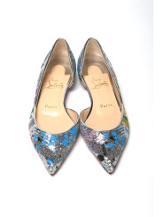 Flat Shoes Multicolor Silver Flat Point Toe Shoe 1.090,00 € 795400869120 | Planet-Deluxe