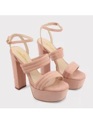 Nude Rosa High-Heeled Sandalette Italien