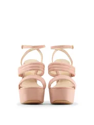 Nude Rosa High-Heeled Sandalette