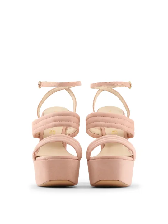 Nude Rosa High-Heeled Sandalette