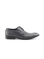 Graue Lederschuhe Made in Italien