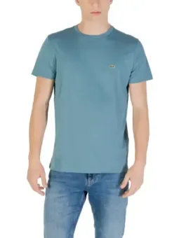 Lacoste Herren T-Shirt Grün - Baumwolle, Klassiker, F/S