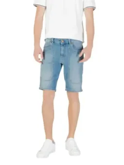 Jeckerson Herren-Bermuda: Komfortable blaue Sommer-Shorts