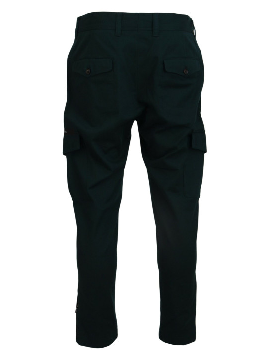 Jeans & Pants Elegant Green Slim Fit Cargo Jeans 1.660,00 € 8050249422509 | Planet-Deluxe