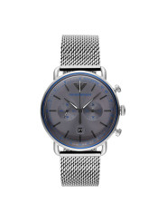 Watches for Men Sophisticated Silver Steel Chronograph Watch 350,00 € 723763296236 | Planet-Deluxe