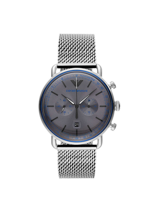 Watches for Men Sophisticated Silver Steel Chronograph Watch 350,00 € 723763296236 | Planet-Deluxe