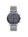 Watches for Men Sophisticated Silver Steel Chronograph Watch 350,00 € 723763296236 | Planet-Deluxe