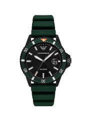 Watches for Men Sleek Diver Timepiece with Green Silicone Band 280,00 € 723763306089 | Planet-Deluxe