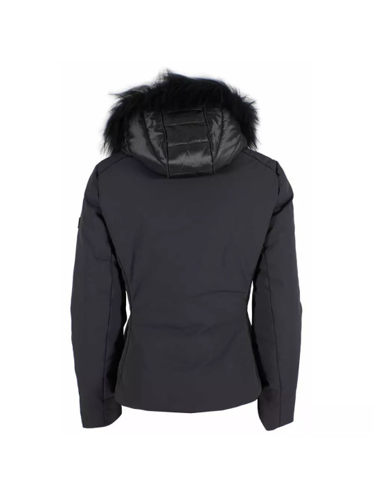 Jackets & Coats Elegant High-Collar Hooded Women's Jacket 460,00 € 8050716294509 | Planet-Deluxe