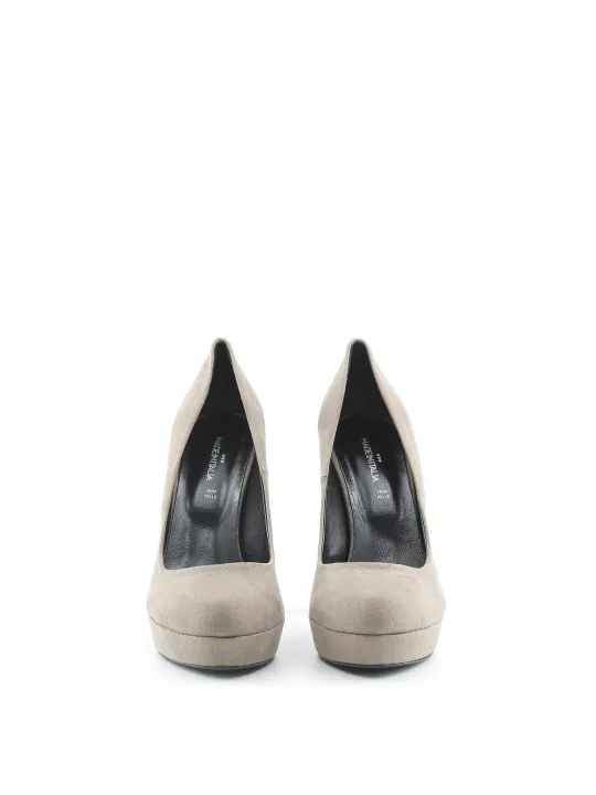 Taupe High Heels Made in Italia