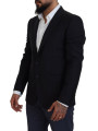 Blazers Elegant Dark Blue Martini Blazer 4.790,00 € 8054319996792 | Planet-Deluxe