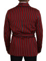 Blazers Elegant Red Striped Long Robe Luxury Wear 7.020,00 € 8053286763543 | Planet-Deluxe