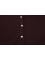 Sweaters Chic Maroon V-Neck Wool Cardigan 2.770,00 € 8057142139367 | Planet-Deluxe