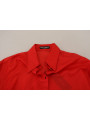 Shirts Elegant Silk Collared Long Sleeve Polo Top 2.080,00 € 8057142055193 | Planet-Deluxe