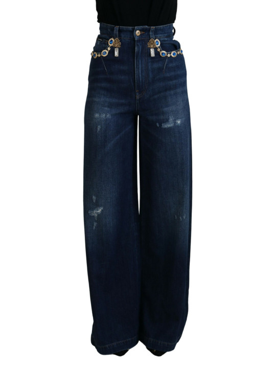 Jeans & Pants Embellished Straight Leg Designer Jeans 2.760,00 € 8054802532278 | Planet-Deluxe