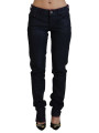 Jeans & Pants Sleek Black Low Waist Denim Pants 460,00 € 8058301885484 | Planet-Deluxe