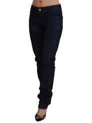 Jeans & Pants Sleek Black Low Waist Denim Pants 460,00 € 8058301885484 | Planet-Deluxe