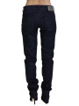 Jeans & Pants Sleek Black Low Waist Denim Pants 460,00 € 8058301885484 | Planet-Deluxe