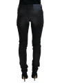 Jeans & Pants Chic Black Low Waist Straight Leg Jeans 460,00 € 8034166586827 | Planet-Deluxe