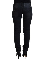 Jeans & Pants Sleek Black Washed Low Waist Skinny Jeans 460,00 € 8050246186084 | Planet-Deluxe